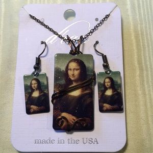 Vintage d’ears Mona Lisa necklace earrings